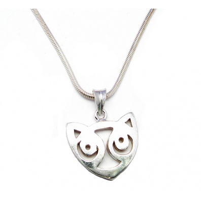Zilveren Maori ketting